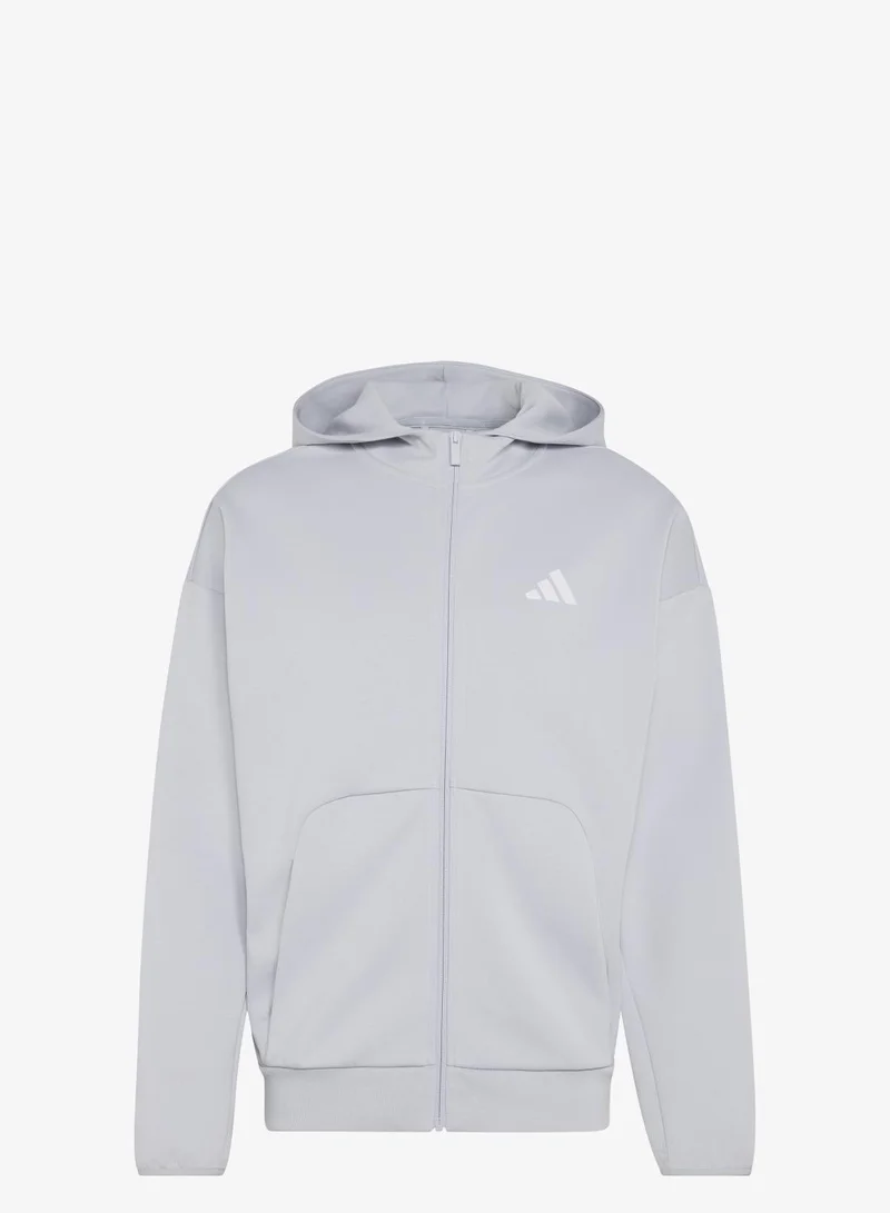 اديداس كنزة Future Icons Small Logo Full-Zip