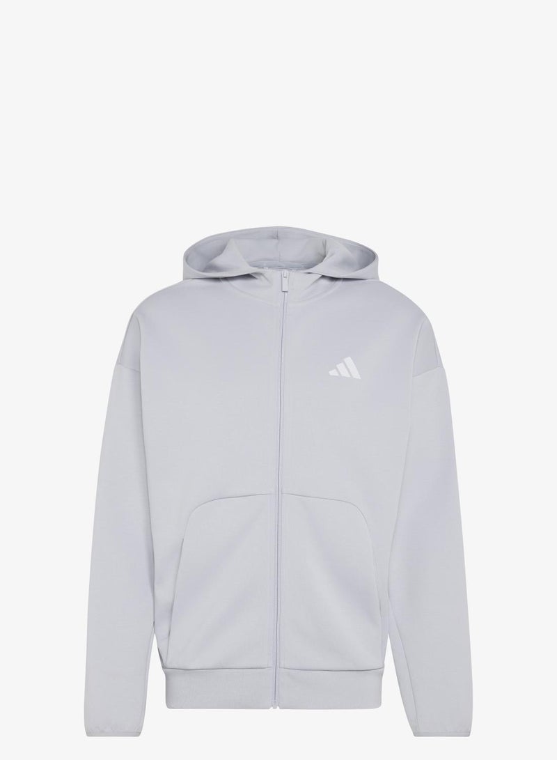 Future Icons Small Logo Full-Zip Hoodie