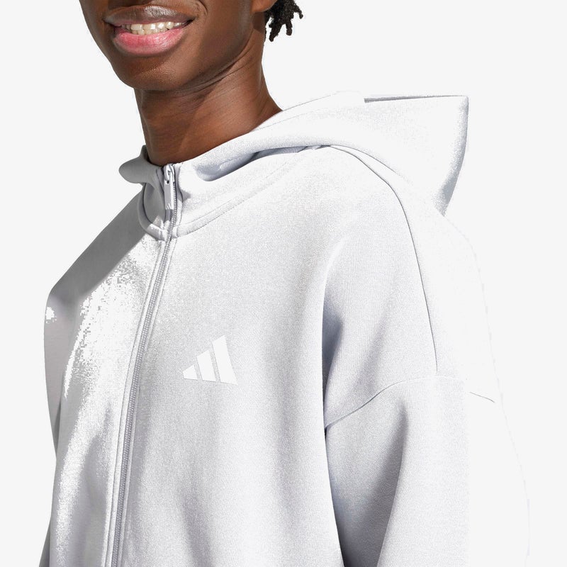 Adidas Future Icons Small Logo Full-Zip Hoodie - Image 5