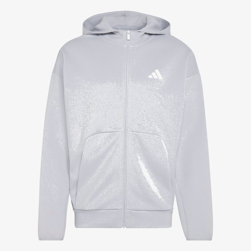 Adidas Future Icons Small Logo Full-Zip Hoodie - Image 1