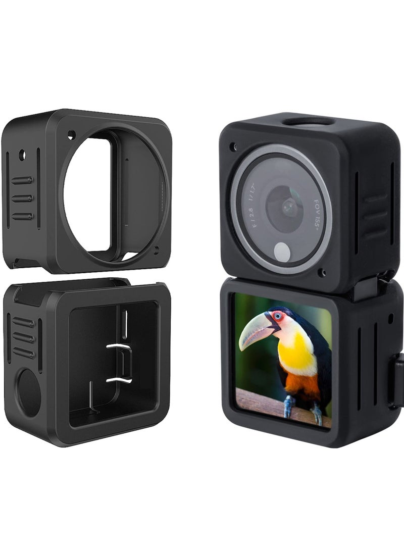 SYOSI Protective Cover for DJI ACTION 2, Split-Type Silicone Case Scratch-Proof Sleeve for ACTION 2 Dual-Screen Combo Camera Accessories (Power Version)  - Image 1