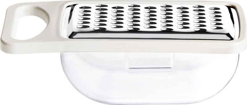 Madame CoCo Garlic and Cheese Grater with Chamber - Soft Ecru  - Image 3