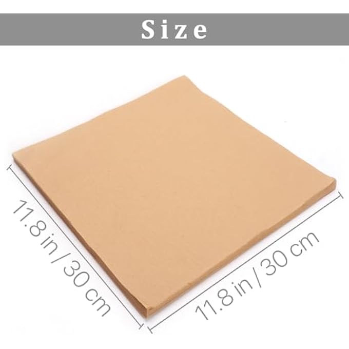 rayihni Natural Unbleached Pour Over Coffee Filter Papers Disposable Squares For Coffee Makers  Drippers Set Of 50 Fits 310 Cups 50 Beige 118 X 118 Inches - Image 3