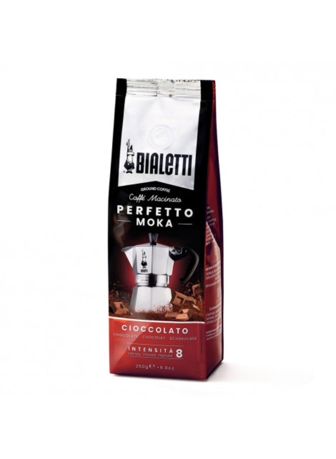 بياليتي قهوة مطحونة بيالتي بيرفيتو موكا شوكولاتة، ٢٥٠ غ - Image 1