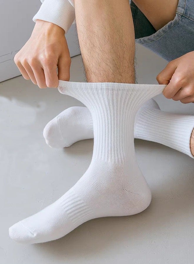 8 Pairs Cotton Crew Socks Men's Socks for Sport Running Traveling  - Image 3