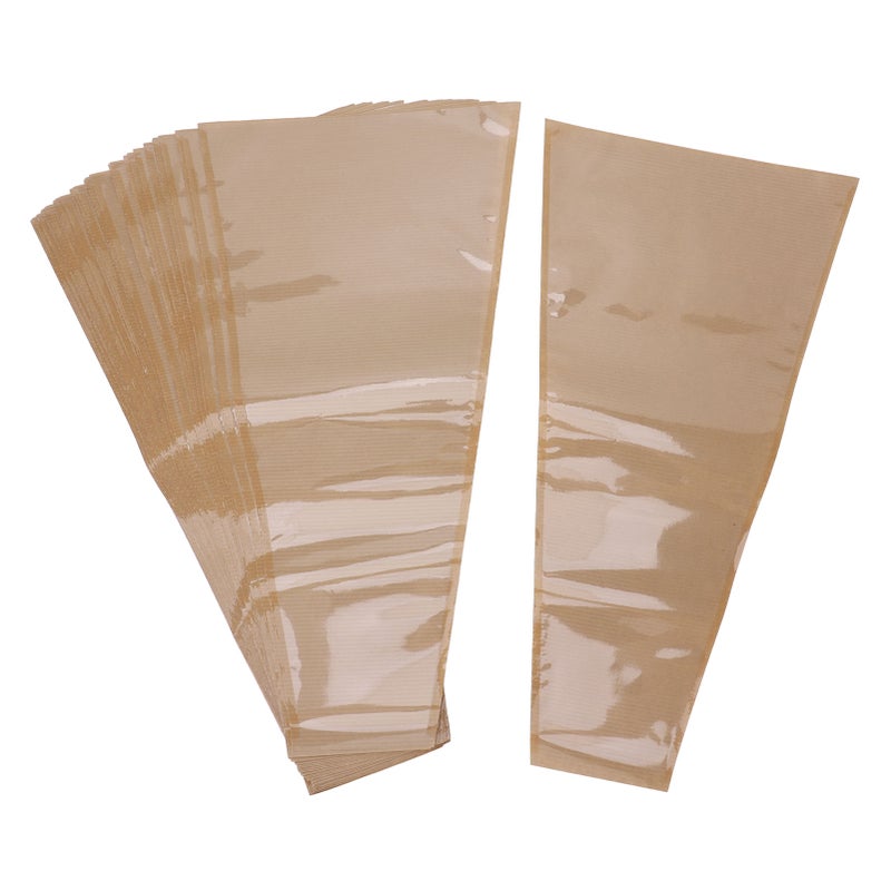 50PCS Flower Wrapping Bags Kraft Paper DIY Floral Packing Sleeves Bouquet Wrap Bags with Ribbon for Wedding Birthday Graduation Anniversary - Image 2
