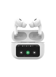 HP05 SmartTune True Wireless HeadPhones with ANC and ENC Technology, Siri and Google Voice Assistant, and Intuitive Controls - White