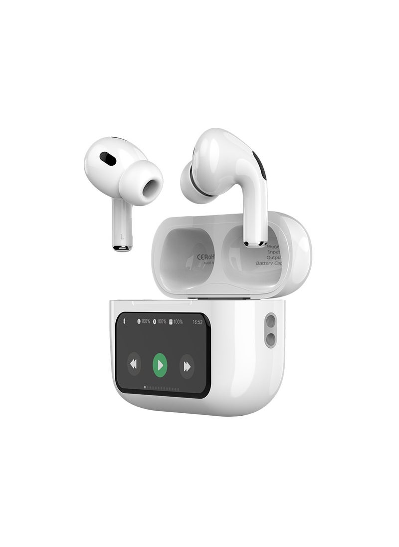 Goaltage - HP05 SmartTune True Wireless HeadPhones with ANC and ENC Technology, Siri and Google Voice Assistant, and Intuitive Controls - White - Image 1