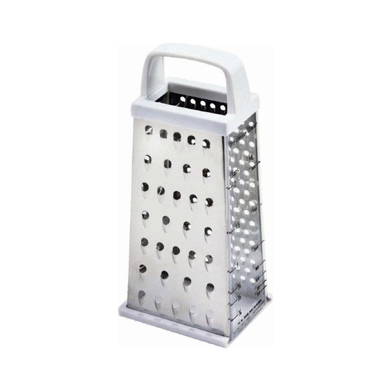 Norpro 4-Sided Stainless Steel Grater, Silver, 8.25in/21cm