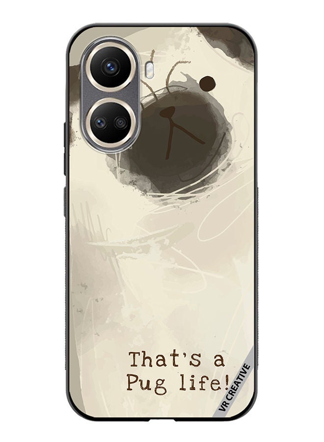 VR CREATIVE Protective Case Cover For Huawei Nova 10 SE Pug Life Design Multicolour - Image 1