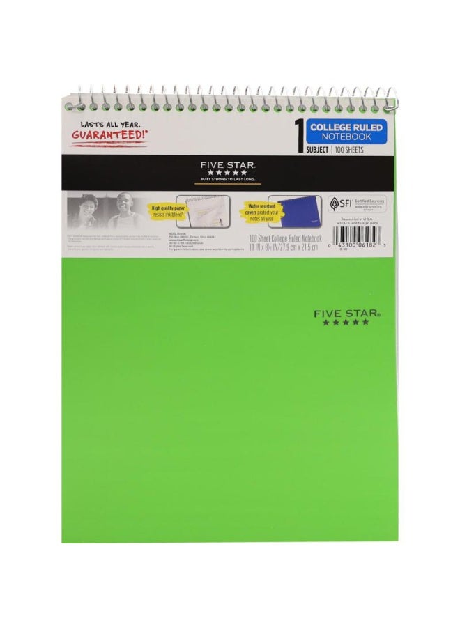 Five Star Steno Notebook 8.5 X 11 in 200 Pages (100 Sheets)