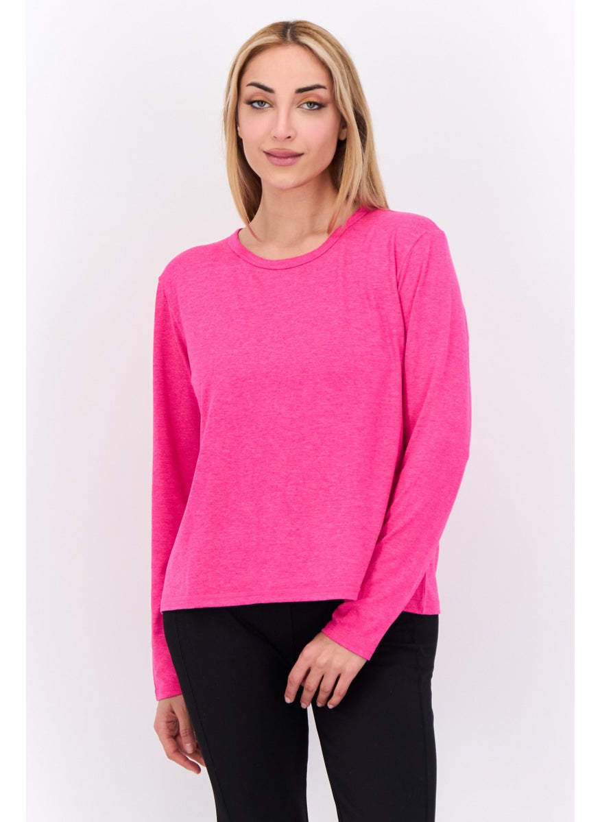 Women Relaxed Fit Long Sleeve Outdoor Top, Pink - pzsku/ZFFA2062B2075D8825DABZ/45/_/1738161728/ec25030e-b77d-440c-9b00-609ee205beb0