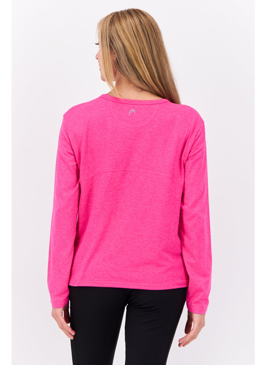 Women Relaxed Fit Long Sleeve Outdoor Top, Pink - pzsku/ZFFA2062B2075D8825DABZ/45/_/1738161731/b594d537-fb65-4f65-9b22-a7e838425853