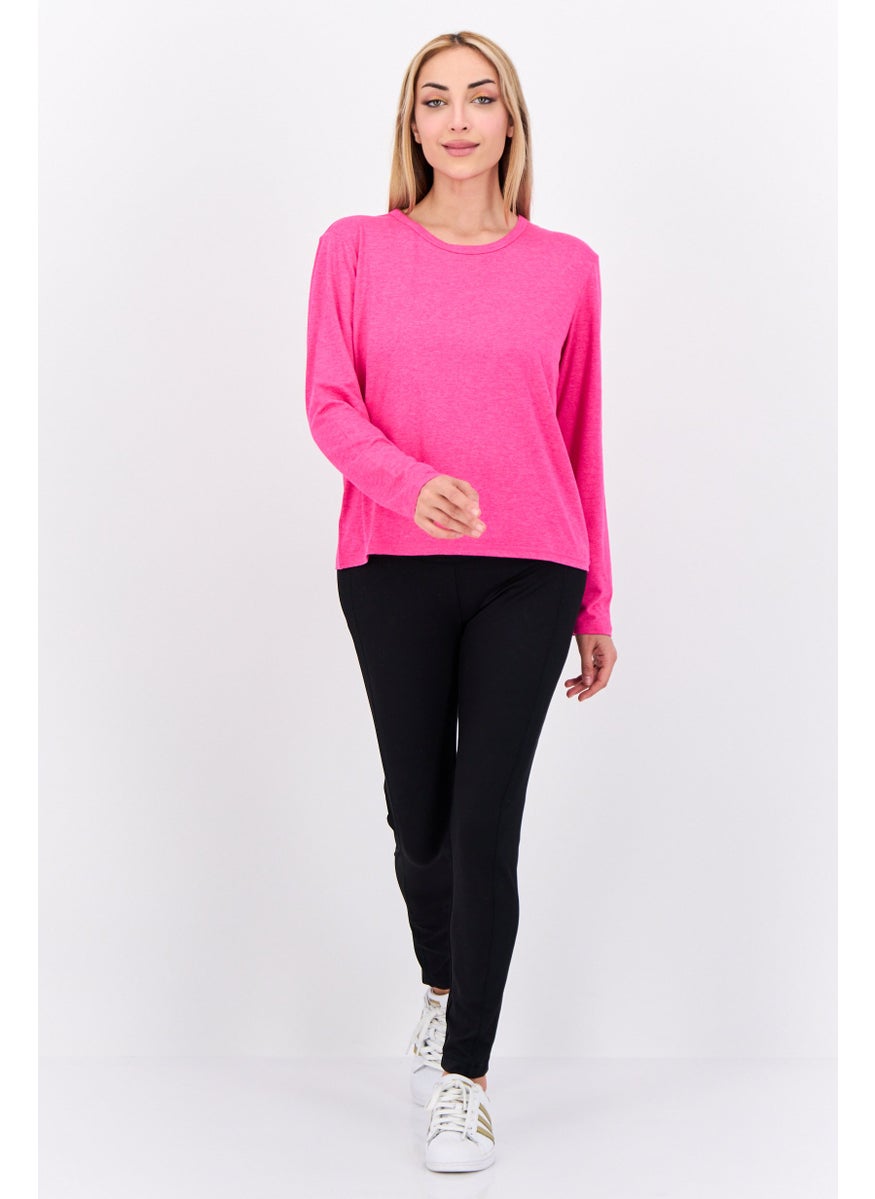 Women Relaxed Fit Long Sleeve Outdoor Top, Pink - pzsku/ZFFA2062B2075D8825DABZ/45/_/1738161738/2ece575a-a7a6-44ac-8961-c07162ac6546