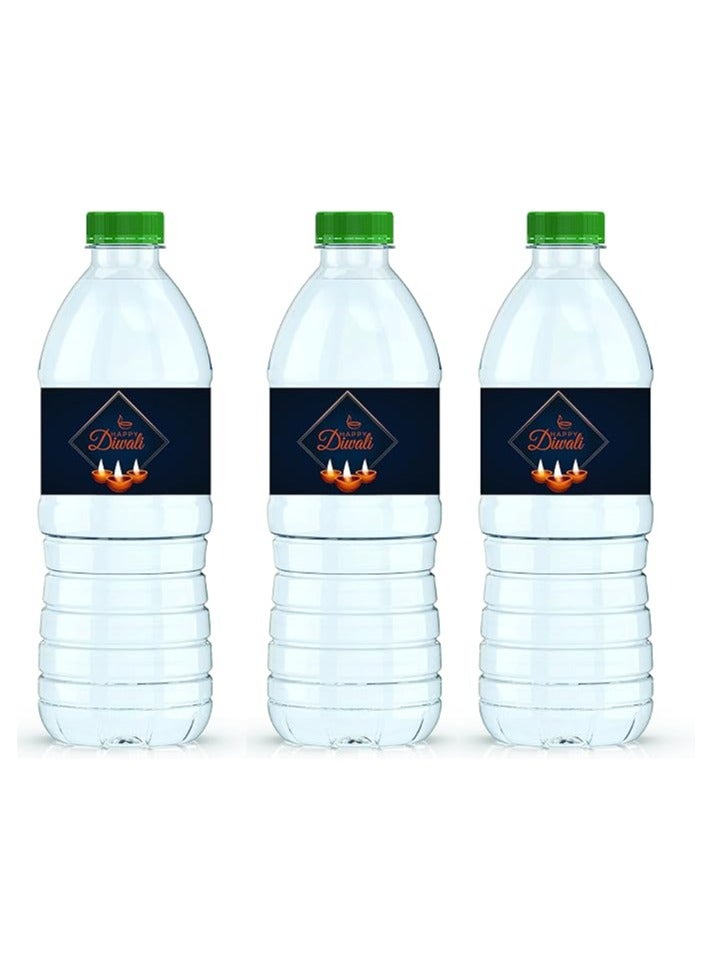 Diwali Water Bottle Sticker Labels For Diwali Celebration Festival Of Light Party Diwali Stickers-Set Of 20 Pcs - Image 1
