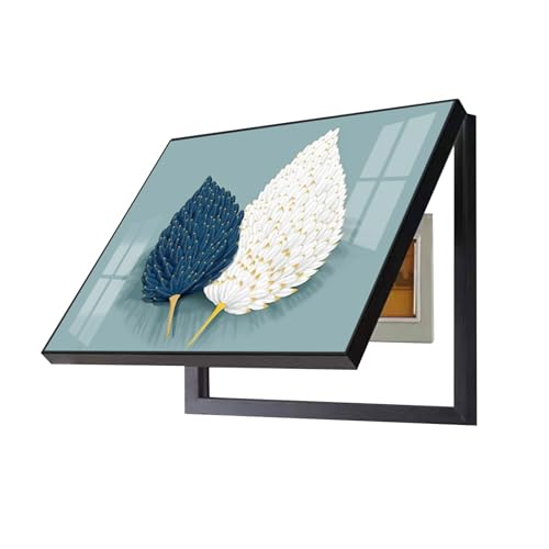 SnowTing Wall Mounted Decorative Fuse Box Covers 15.7 x 11.8 Inch (Feather Pattern) - Image 1