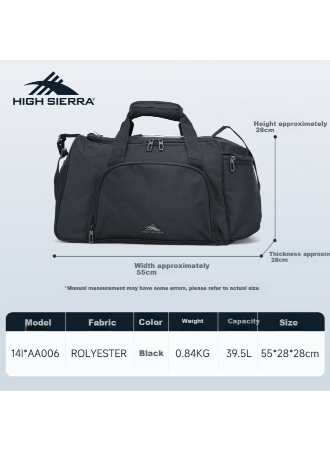 High Sierra Crossbody Sports Gym Bag Large Capacity Men's Luggage Water-resistant Lightweight Shoulder Handheld Travel Bag - Image 3