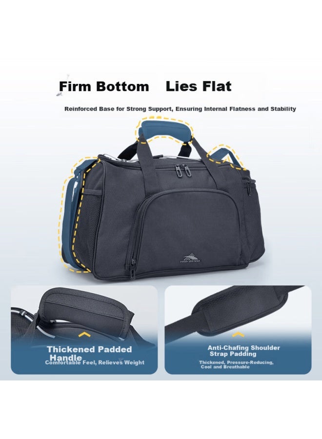 High Sierra Crossbody Sports Gym Bag Large Capacity Men's Luggage Water-resistant Lightweight Shoulder Handheld Travel Bag - Image 2