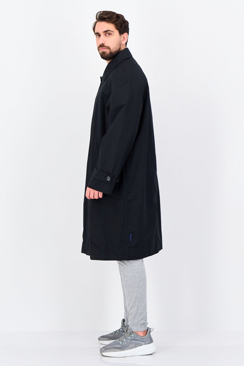 adidas Originals Men Sportswear Fit Long Sleeve Outdoor Raincoat Jacket, Black - Image 4