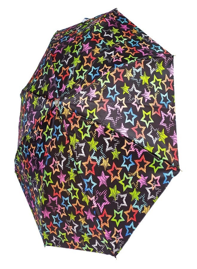 RAINPOPSON 2 Fold Printed Big Size Stylish Umbrella for Women & Men UV Protection Office Umbrella Combo for Girls (Multicolor Printed) - Set of 2 (UM-269) - Image 4