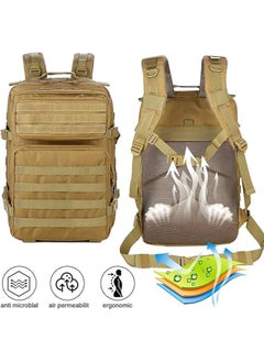 45L Military Tactical Backpack for Men and Women, Waterproof Large Army 3 Day Assault Pack Molle Bag Shoulder Backpacks for Outdoor Traveling Camping Hiking Trekking - pzsku/ZFFA23B9B5AAEECC1BB38Z/45/_/1736388788/706bcb72-4a64-4290-aff0-3438c5e96107