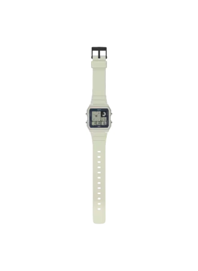 CASIO Men's Digital Display Watch With White Resin Strap - LF-20W-8ADF
