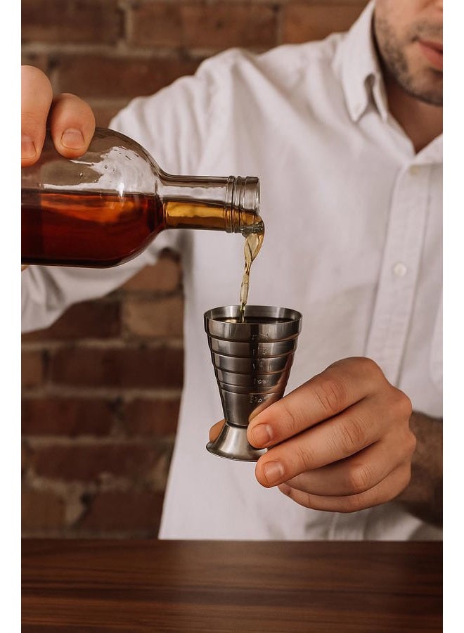 Franmara Multi-Level Stainless Steel Jigger Cup - Image 2