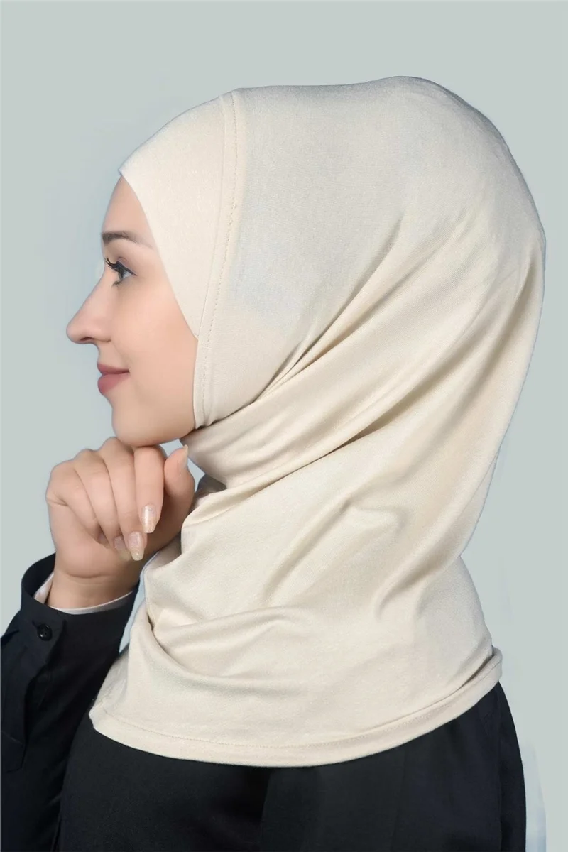 التوبة Ready-made Hijab Practical Scarf Hijab Hijab - Prayer Cover - Cream