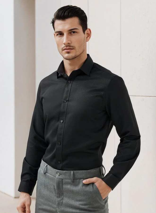 Splash FAV Regular Fit Dobby Formal Shirt