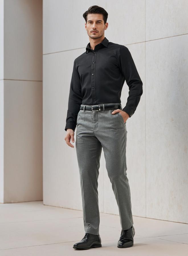 Splash FAV Regular Fit Dobby Formal Shirt - Image 2