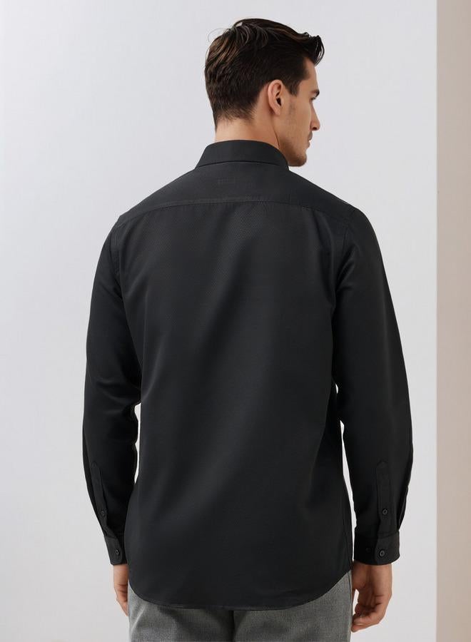 Splash FAV Regular Fit Dobby Formal Shirt - Image 3