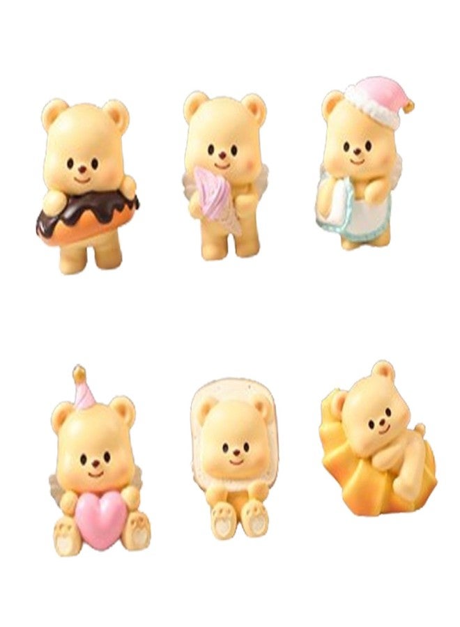 CALANDIS Synthetic Resin LR Decor E-Shop 6Pcs Blinds Box Figures Unique Mini Figurines Set for Boys Girls Kids Adults, Multicolour - Image 4