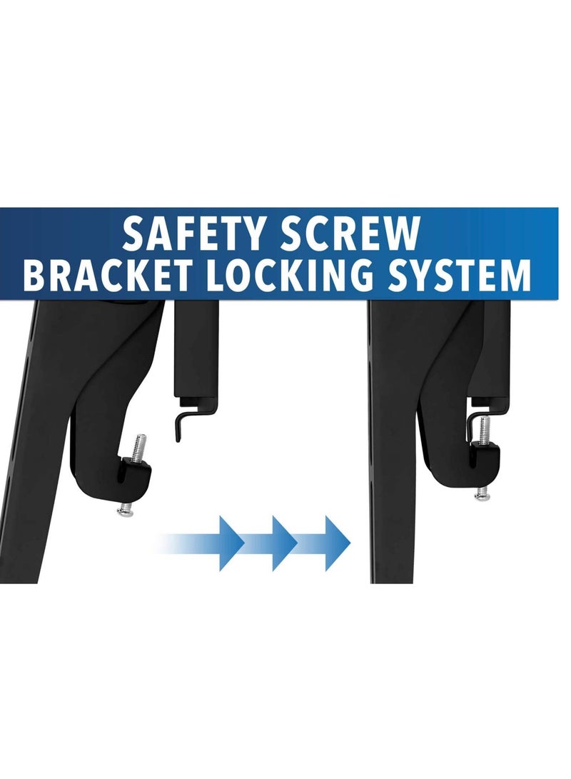 ELTRAZONE ELTERAZONE Large Tilting TV Wall Mount Bracket | 42 43 50 55 58 65 70 75 80 Inch | 220 Pound Capacity | VESA Compatible | Low Profile | Flat Screens - Image 5