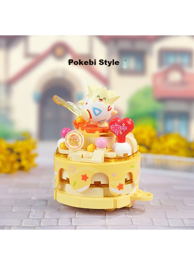 Keeppley Pokemon Party Parade Car Building Block Toy Decoration, Girl's Birthday Gift, Poke Ball Cake Car - Image 2