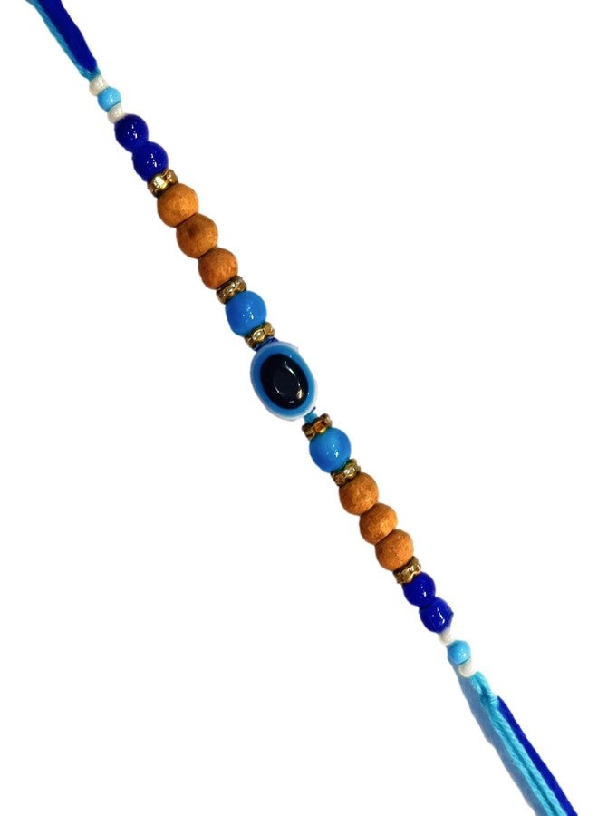 ATHZ Men Rakhi combo Set bracelet Multi-color Bead Rakhi for Men and Boys (4 Combo Set) - Image 2