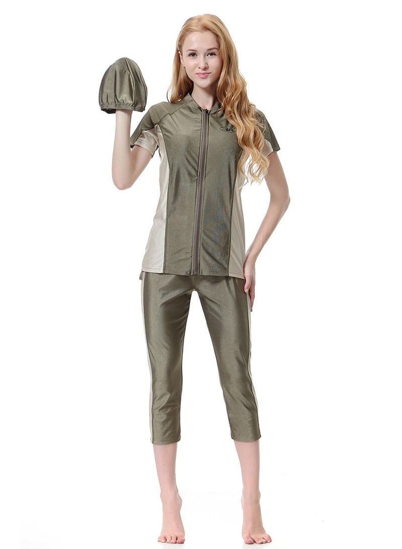 Loquat Muslim lady traditional fashion swimwear swimsuit - Image 1