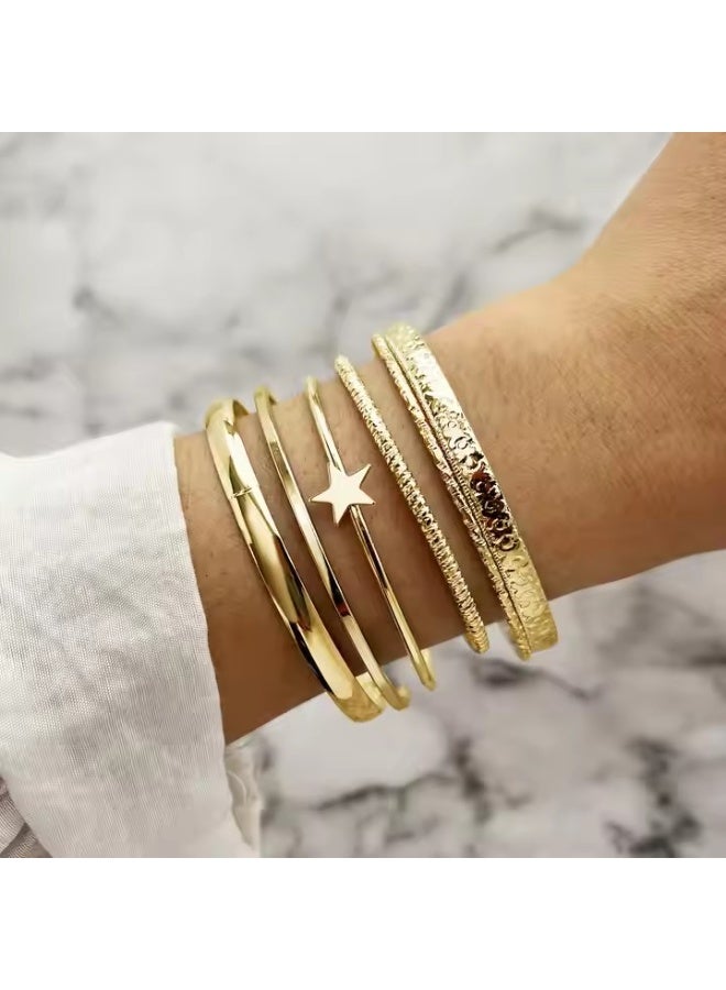 6PCS Chic Bracelets Mix And Match For Daily Outfits Party Accessories Adjustable Jewelry - Image 2