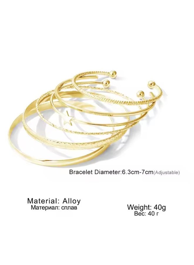 6PCS Chic Bracelets Mix And Match For Daily Outfits Party Accessories Adjustable Jewelry - Image 5