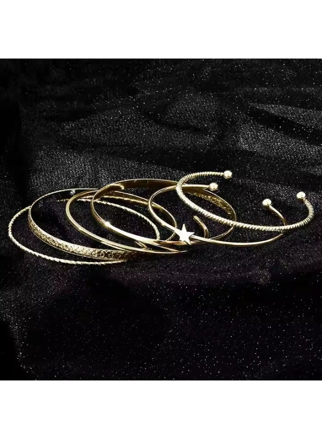 6PCS Chic Bracelets Mix And Match For Daily Outfits Party Accessories Adjustable Jewelry - Image 4