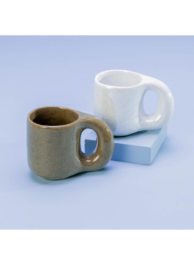 HomePro Snow Loop Mug-Olive