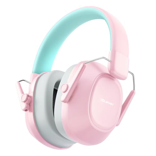 iClever Noise Cancelling Headphones for Kids Adults, SNR 29dB Safety Noise Reduction Ear Muffs for Autism Sensory &Concentration Aid, Ear Hearing Protection for Fireworks/Event/Monster Truck/Concert - Image 1
