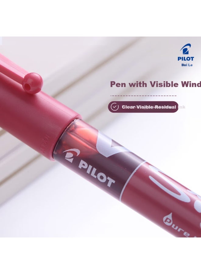 Pilot V5Rt Retractable Liquid Ink Rollerball Pen, 0.5Mm, Blue, Pack Of 2 - Image 5