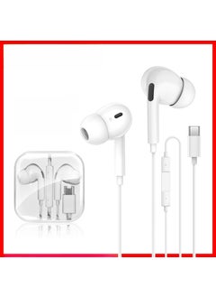 3.5mm In-Ear Wired Headphones for Apple Huawei Android K14 three-generation type-C interface [copper ring crystal box]]
