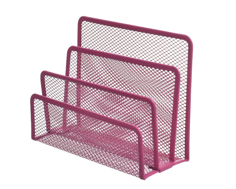 Elmaaergy Desk Note Pad Holder JM126 Multicolor Compact and Sturdy Metal Design Perfect for Storing Sticky Notes and Paper in Office School or Home Convenient and Durable Multicolor - Image 3