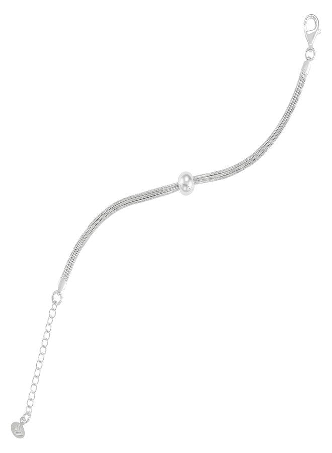 Silpada ‘Thoreau’ Sterling Silver Chain Bracelet, 6.5” + 1.5” - Image 2