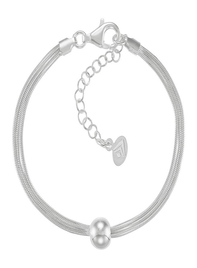 Silpada ‘Thoreau’ Sterling Silver Chain Bracelet, 6.5” + 1.5” - Image 3