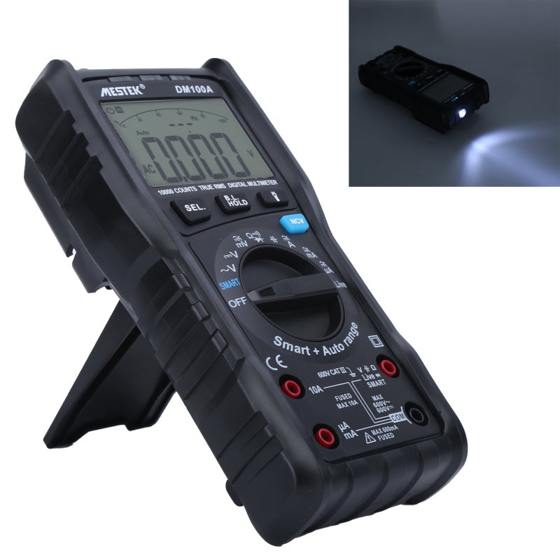DM100A Multifunctional Multimeter High Accuracy Handheld Voltage Current Tester 10A/600V - Image 2