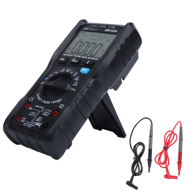 DM100A Multifunctional Multimeter High Accuracy Handheld Voltage Current Tester 10A/600V - Image 1