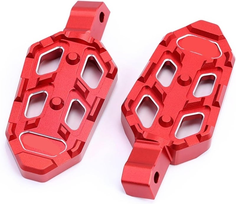 Rear Foot Rests Footpegs Footrest Motorcycle Pedal Compatible with TRK251 TRK502X 150S TNT125 TNT250 302S(Rear Pedal B red) - Image 1