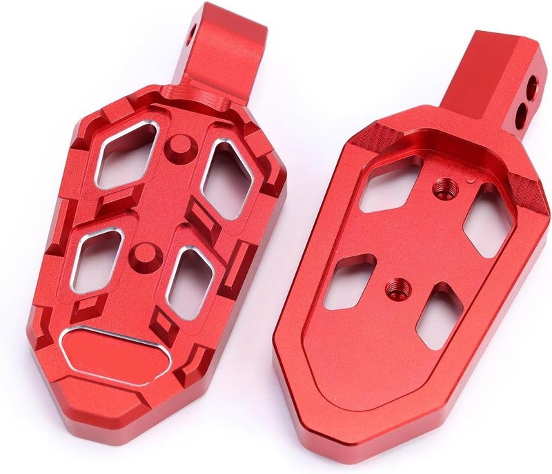 Rear Foot Rests Footpegs Footrest Motorcycle Pedal Compatible with TRK251 TRK502X 150S TNT125 TNT250 302S(Rear Pedal B red) - Image 3